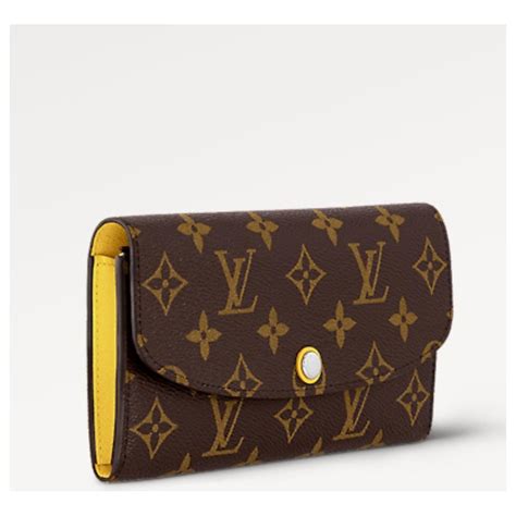 louis vuitton yellow wallet|Designer Women's Wallet in Monogram Canvas Emilie .